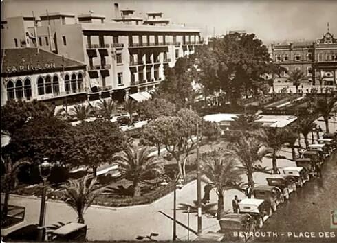 ساحة الشهداء بيروت، سنة 1923 